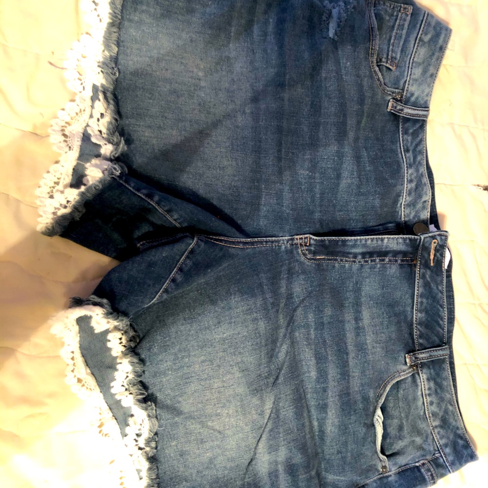 Denim shorts
